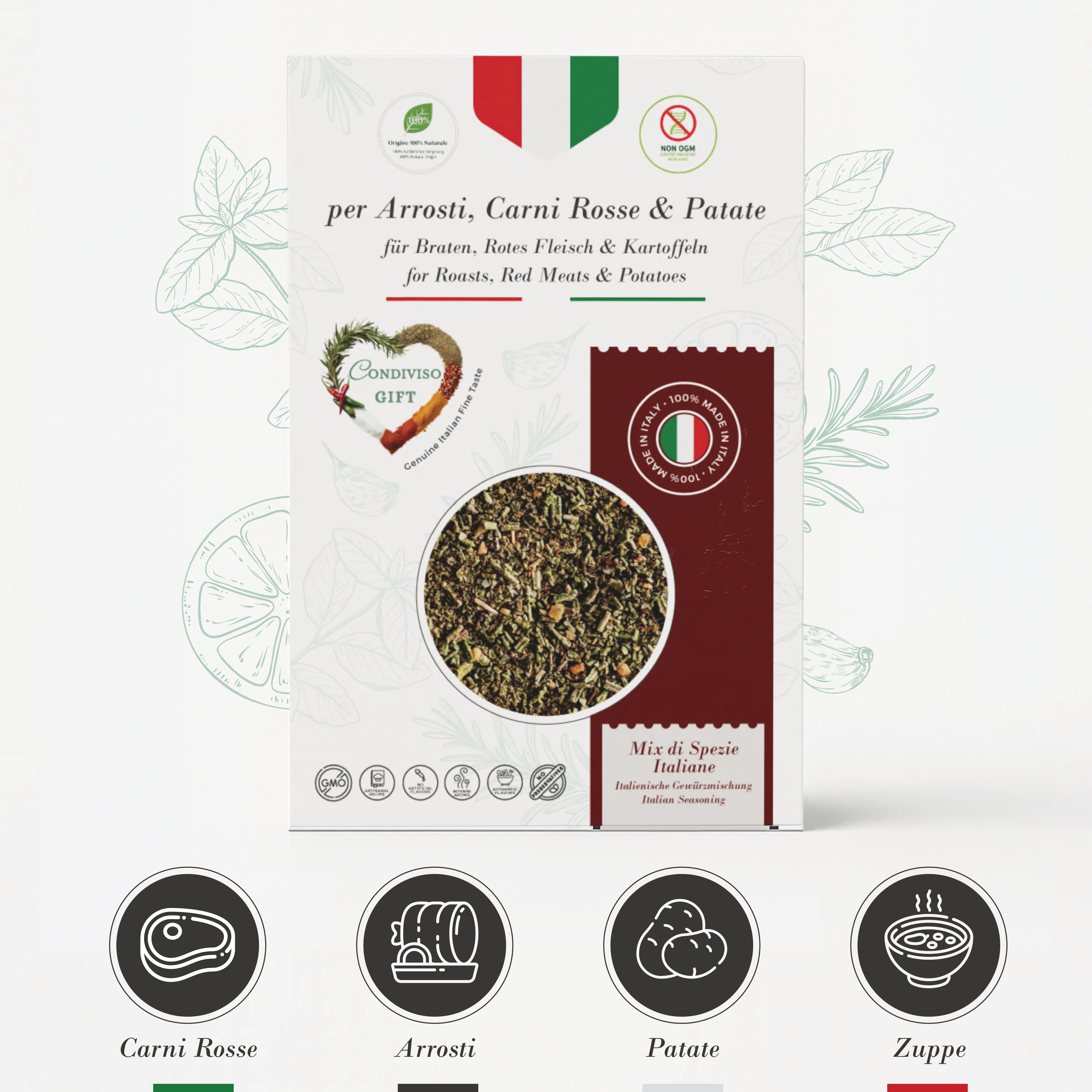 Condiviso GIFT Vol.3 — Spezie Senza Sale per Arrosti, Carni Rosse e Patate